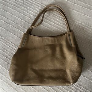 Vince Camuto Brown Leather Shoulder Bag